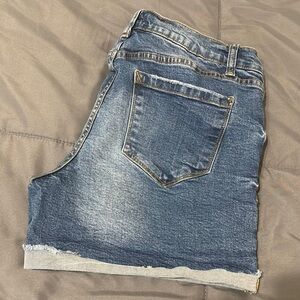 Women's Blue Denim Shorts
